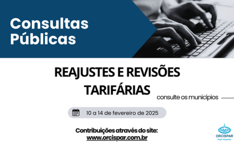 Consulta Pública - Bandeirantes, Andirá, Santo Antônio do Paraíso, Ribeirão Claro e Terra Rica